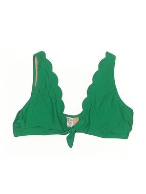 J Crew Green Bikini Top XL